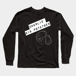 Charlie Big Potatoes Cockney London Design Long Sleeve T-Shirt